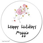 Sugar Cookie Gift Stickers - Holiday Mingo